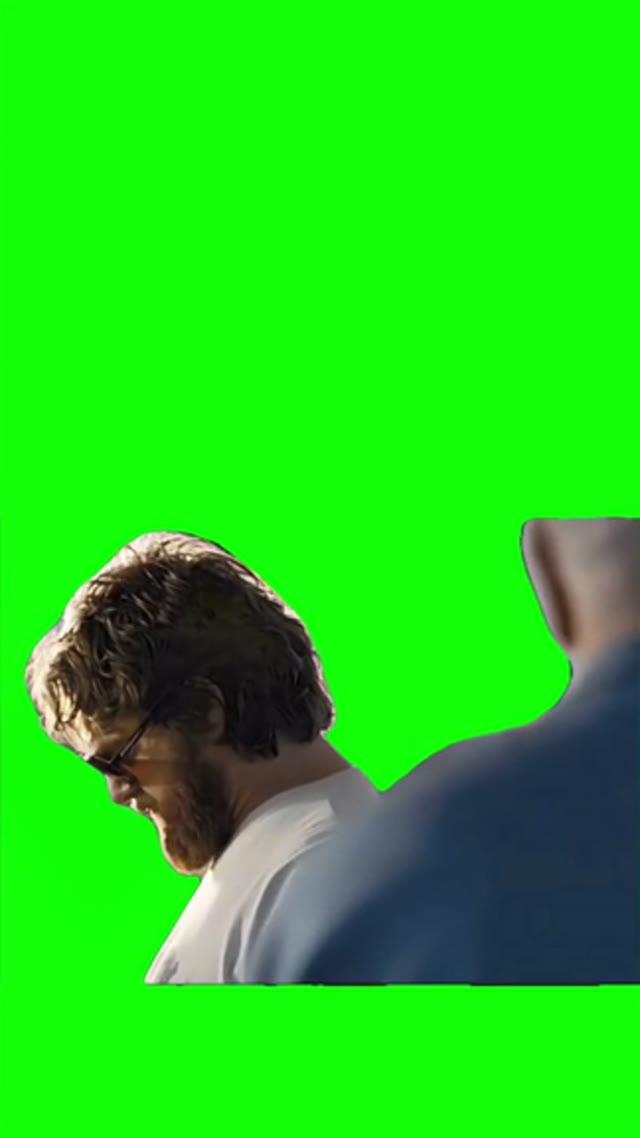 Dont touch it dont smell it  green screen