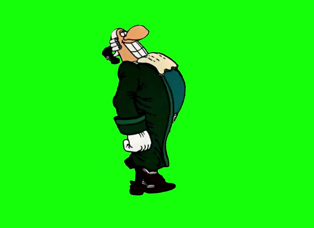 Dr Livesey Walking Alone green screen