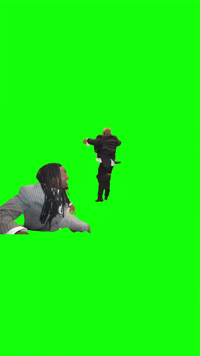 Druski happy dance green screen