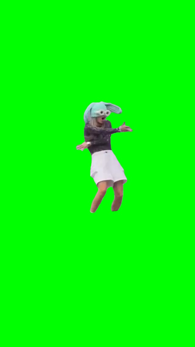Dubstep dancing green screen