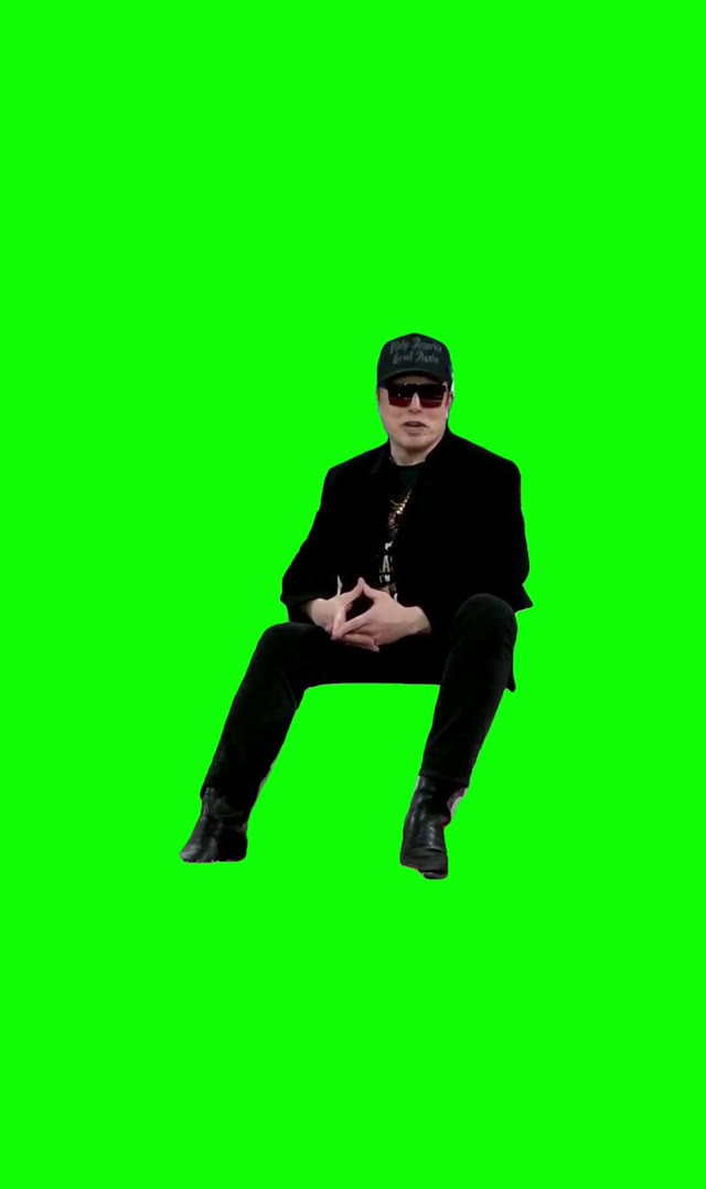Elon musk you cant afford me green screen