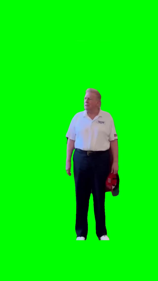 Everyone having good time green screen