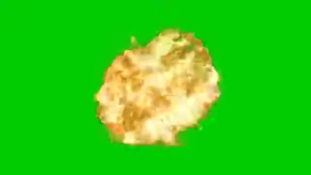 Explosion Effect green screen