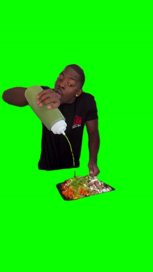 Extra Saucy GreenScreen green screen