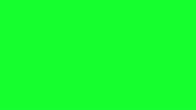 Falling money green screen