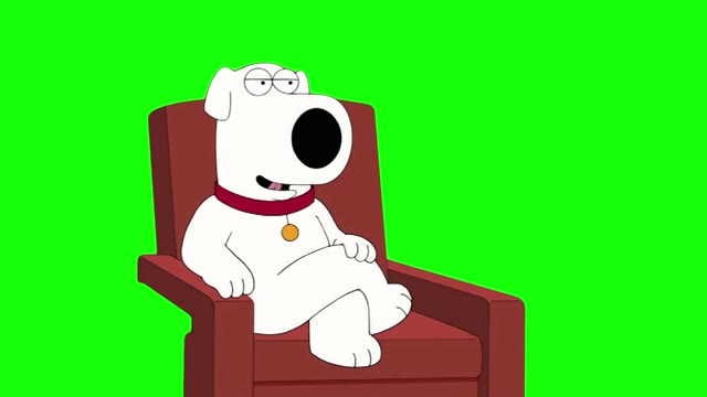 Family Guy Dog Plot Twist green screen