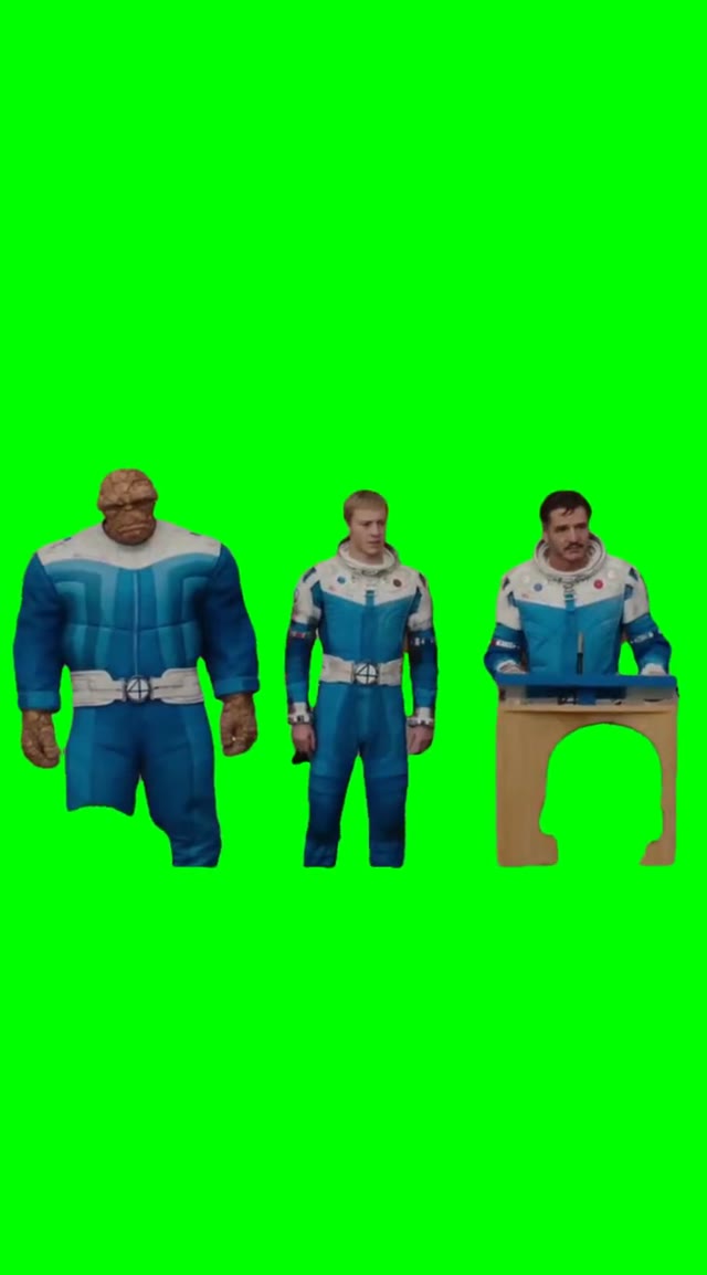 Fantastic four Not yet not yet we didnt green screen