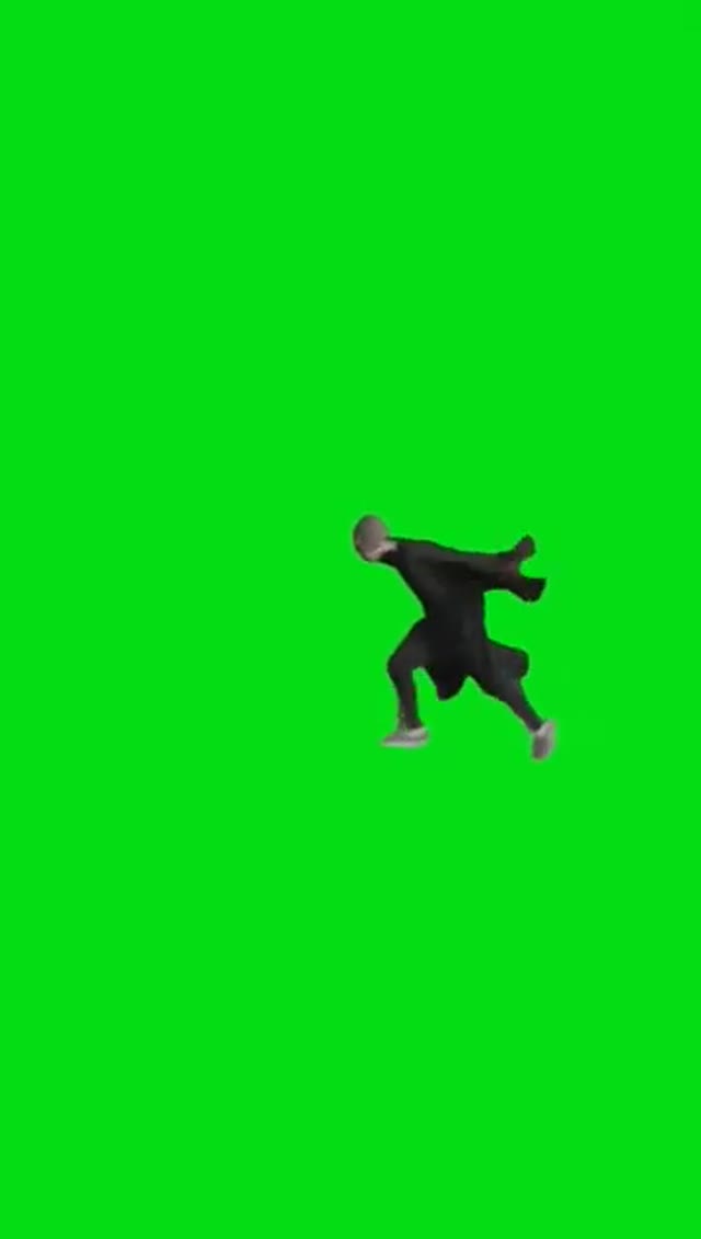 Filthy Frank Naruto running green screen