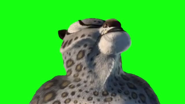 Finally a worthy opponent green screen