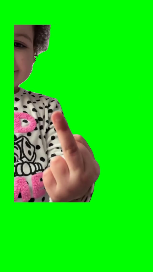 Fk off you fat pigs green screen