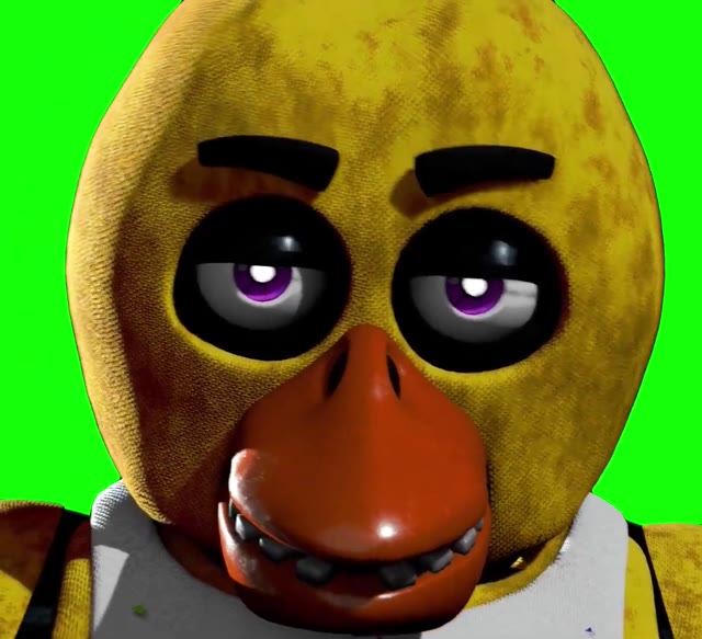 Fnaf chica rizz green screen