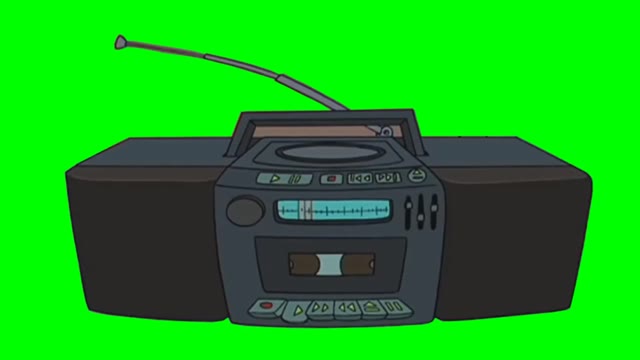 Fry do the hustle green screen
