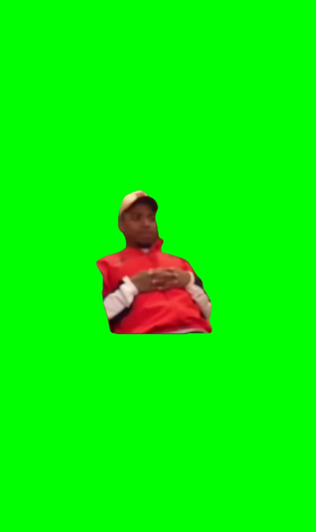 Gasp of air  green screen