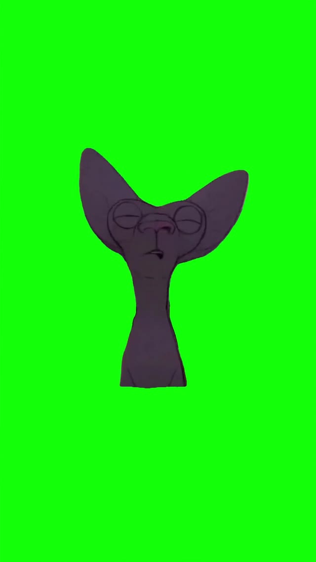 Get out way singing green screen