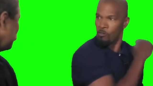 Get your hands off me green screen