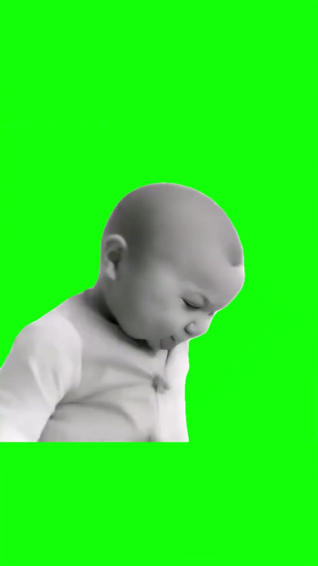 Gguh baby original green screen