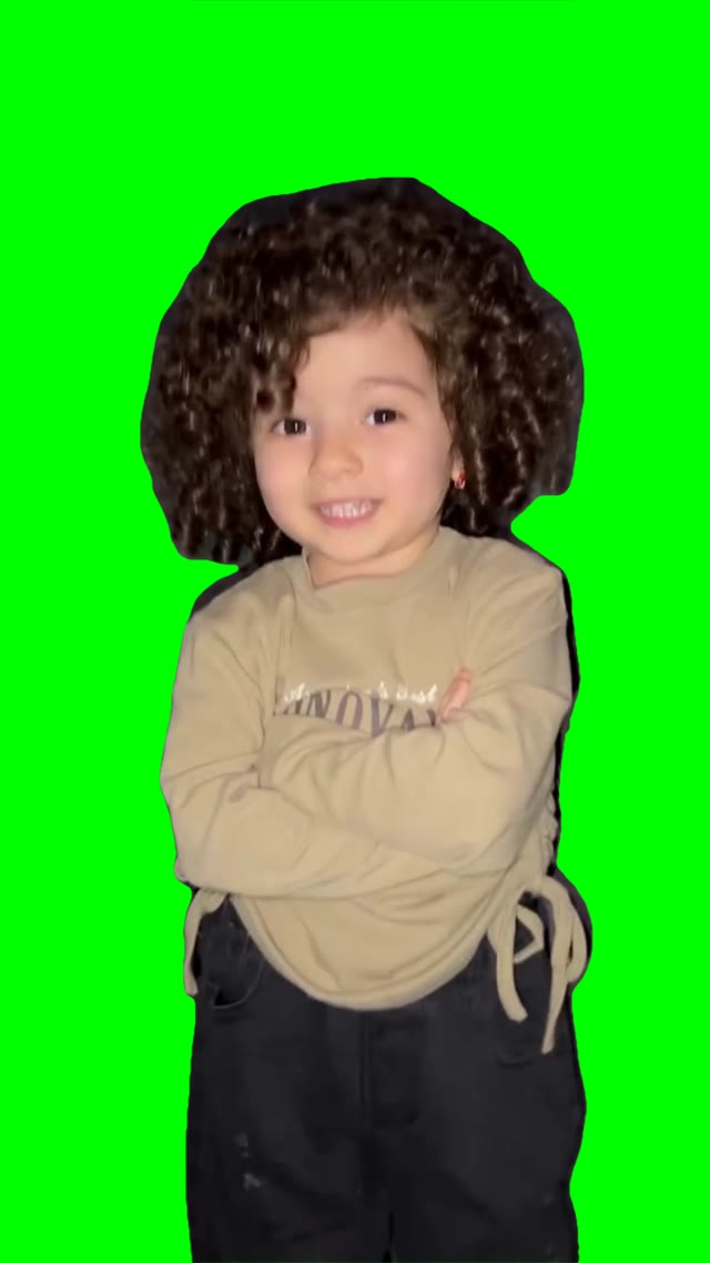 Girl dancing 1 green screen