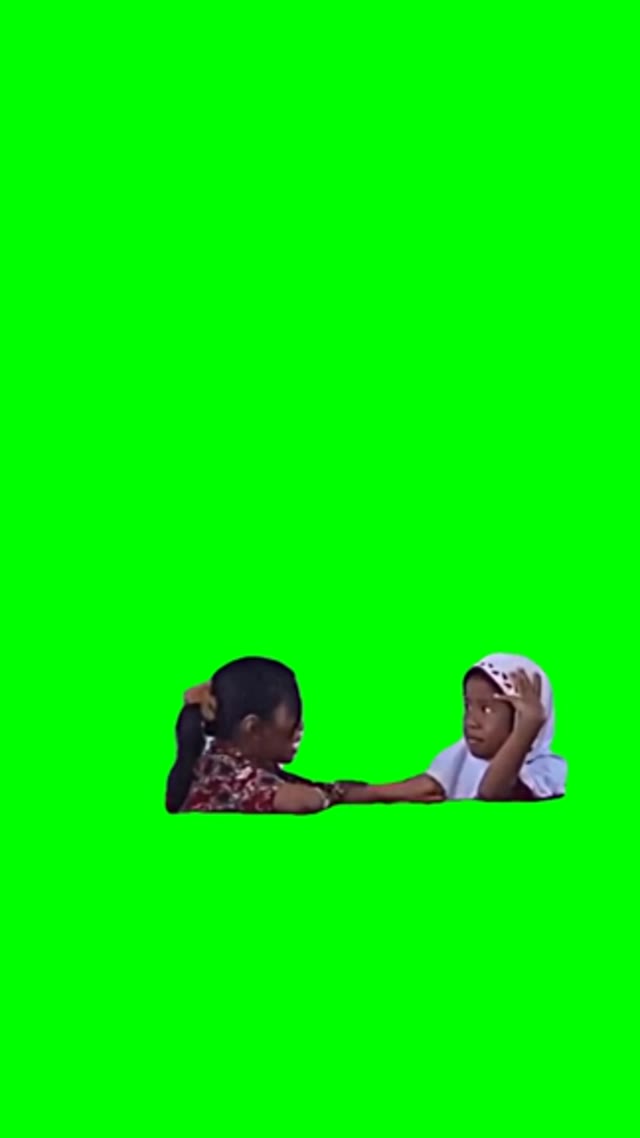 Girl gossip  green screen