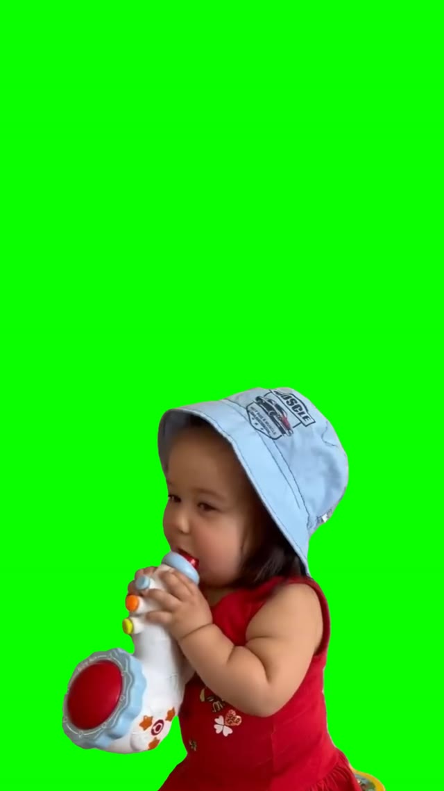 Girl whistles and laughing green scrren green screen