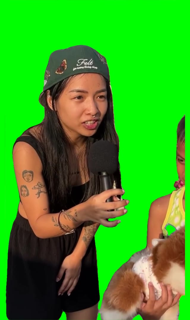 Give me a color that starts with metter m  green screen