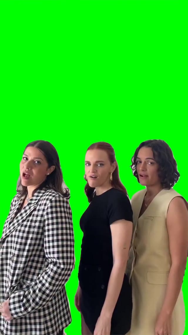 Giving the look cast of Show You green screen