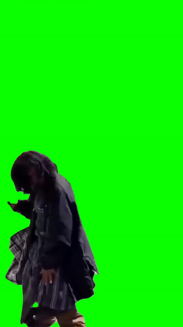Giy dancing green screen