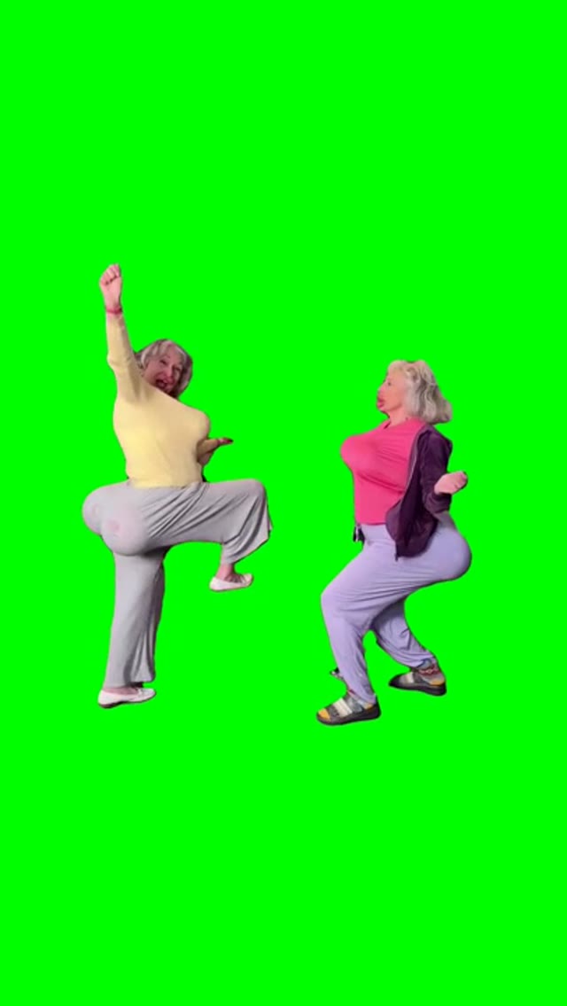 Golden Gals Gone Glam Big Booty Bold Boobs Legendary Lips green screen