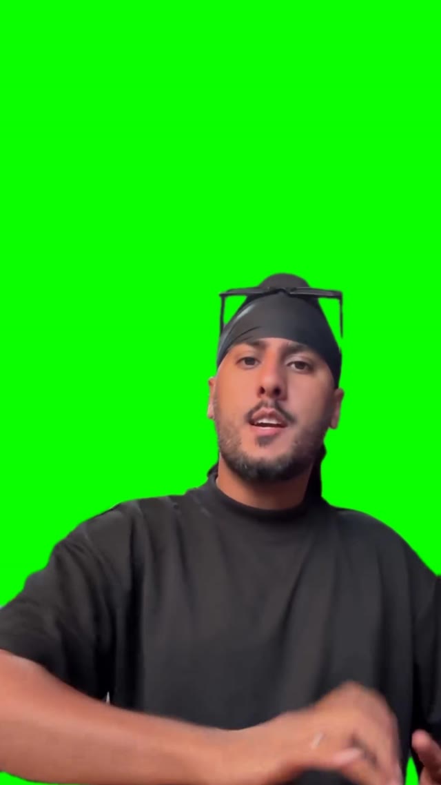 Good morning da pineapple green screen