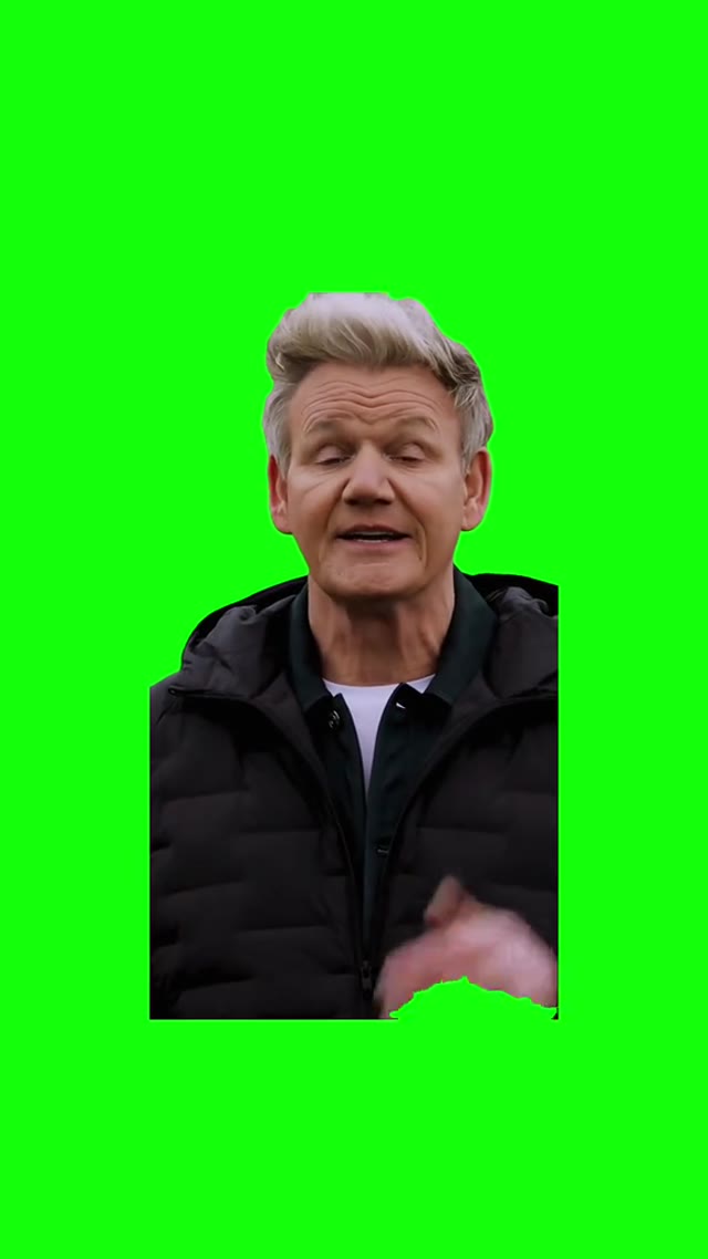 Gordon Ramsay Im Sorry green screen