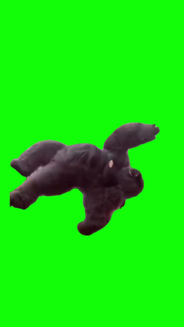 Gorilla Break Dancing  green screen