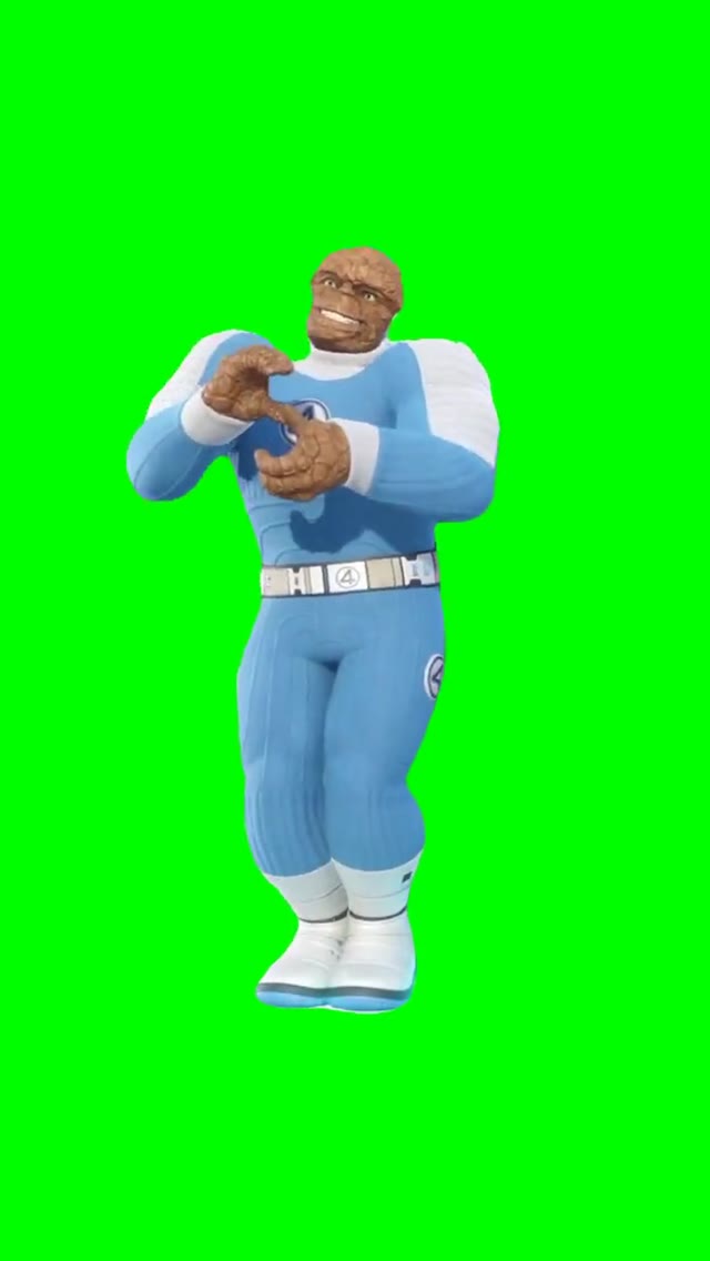Grimm Emote Fantastic Four Marvel green screen