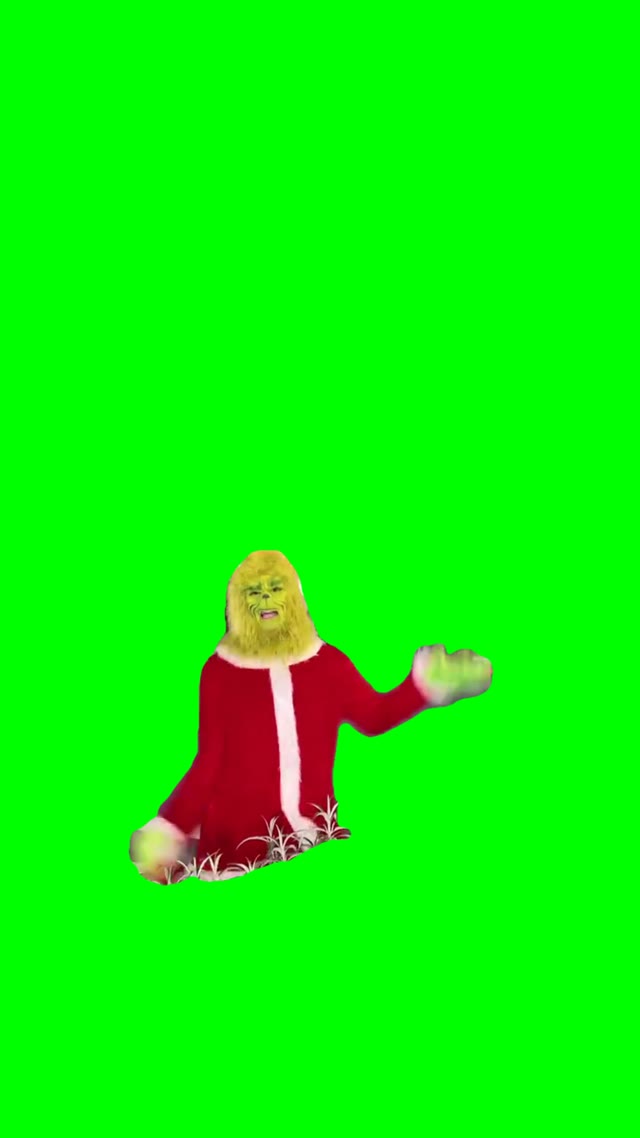 Grinch they dont love you green screen