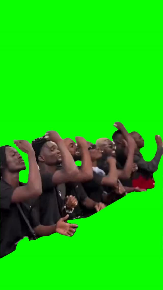 Group Dance green screen