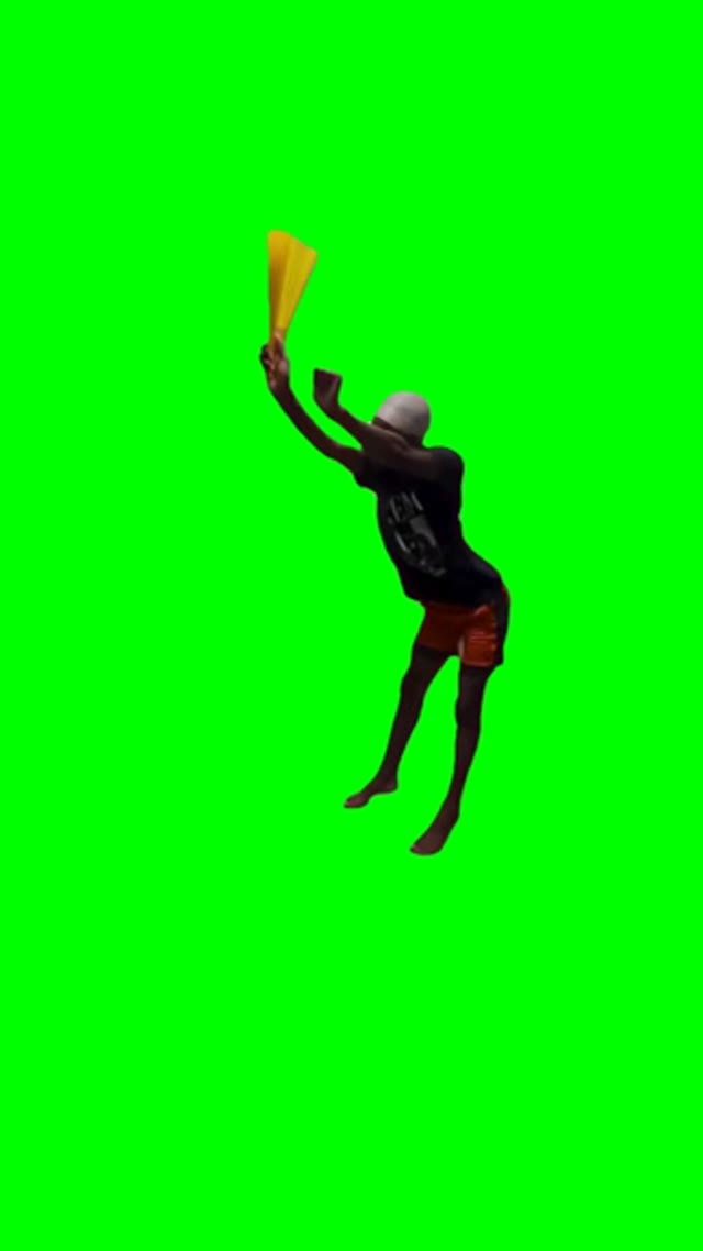 Guy Dancing green screen