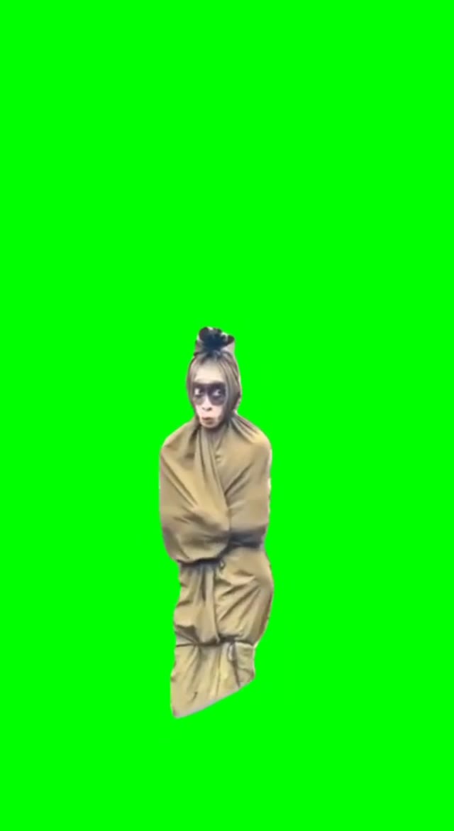 Guy dancing green screen