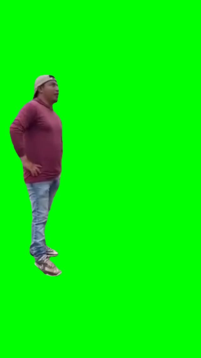 Guy explains green screen