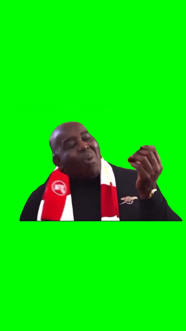 Guy smoking a cigar green screen