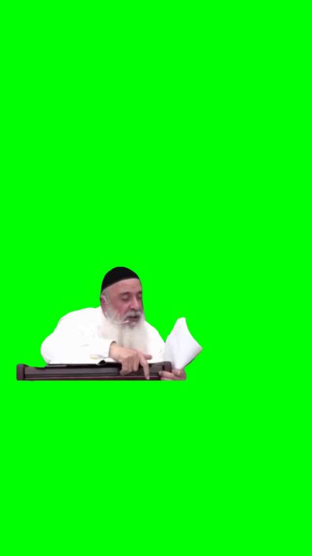 Guy yelling whats app green screen