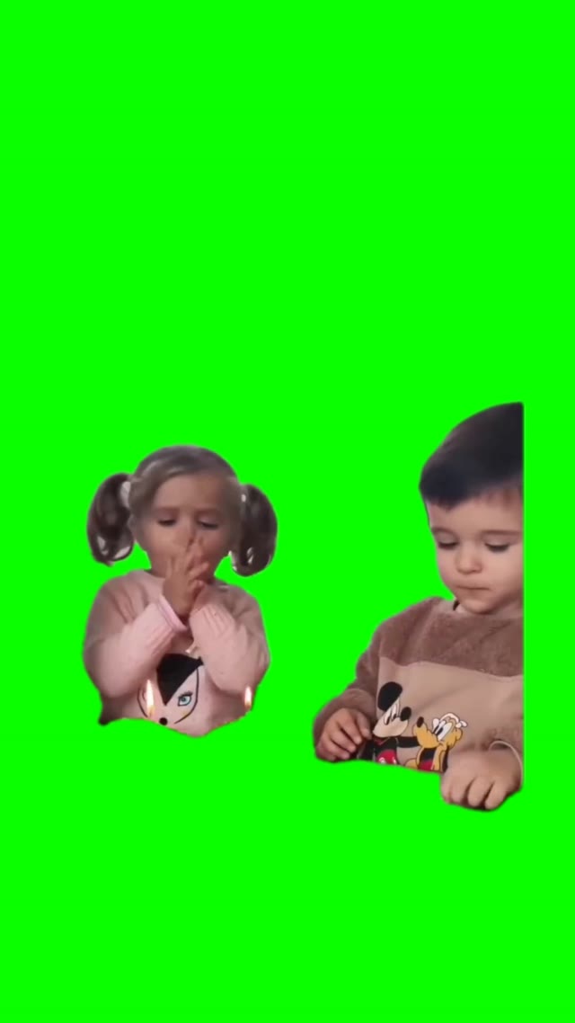 Happy birthday green screen