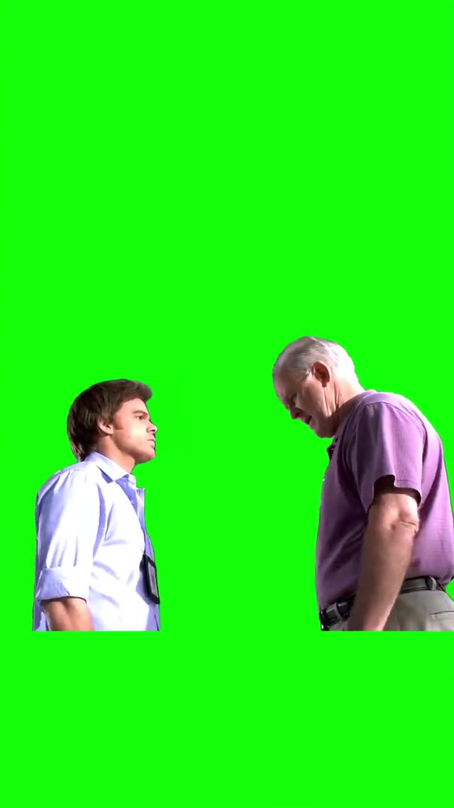 Hello Dexter Morgan Scene green screen