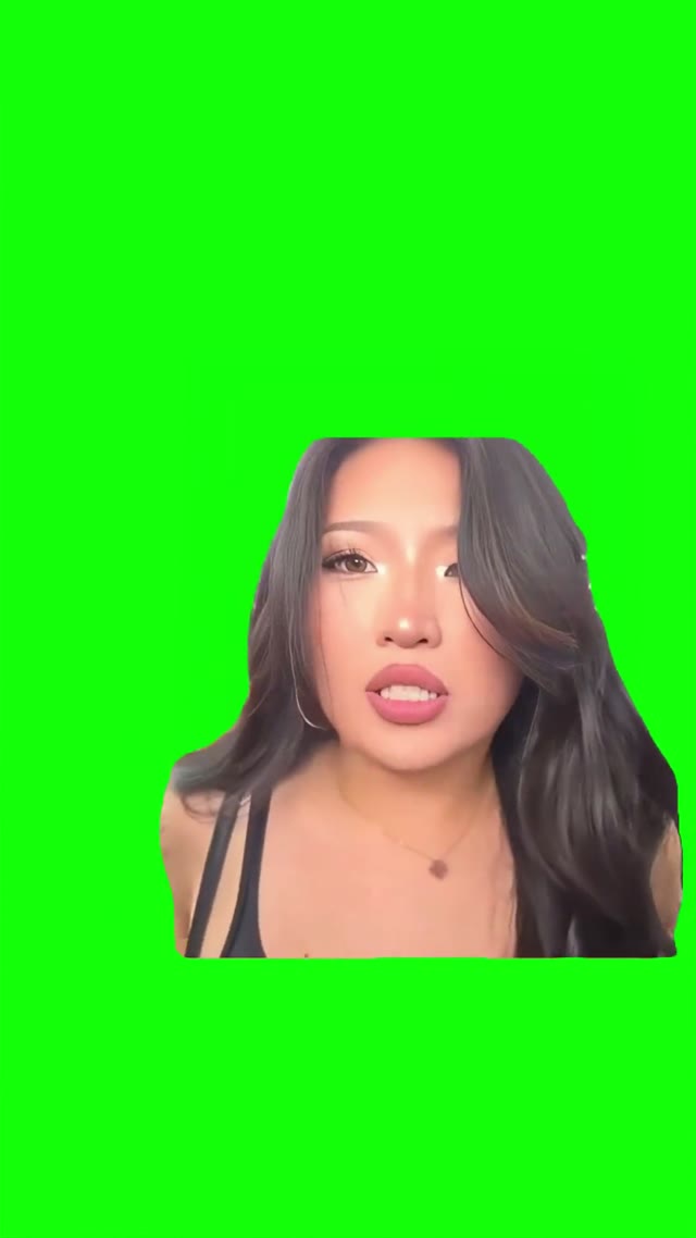 Hold my shit green screen