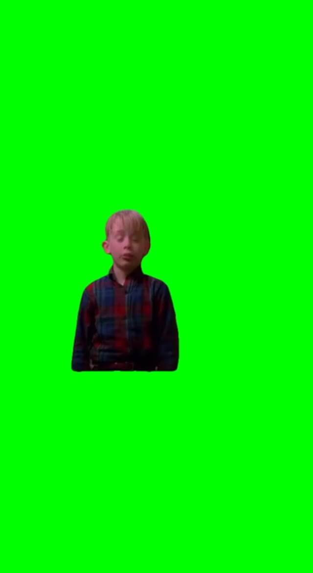 Home alone I dont wanna see you green screen
