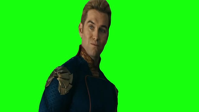 Homelander WOW green screen