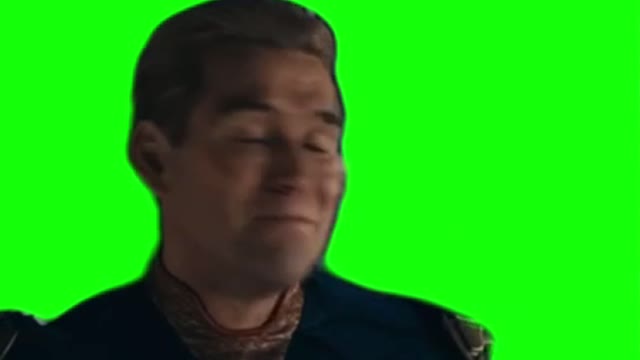 Homelander you go behind my back green screen