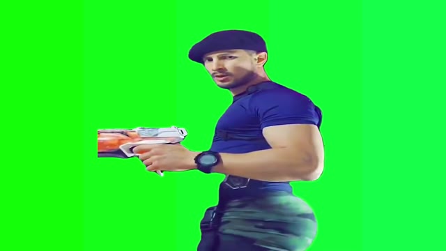 I Need More Bullets green screen