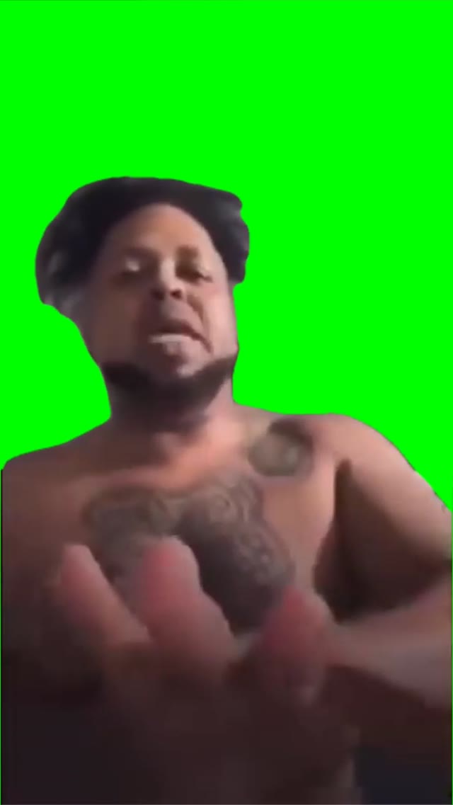 I dont give a f green screen