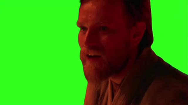 I have failed you Anakin green screen