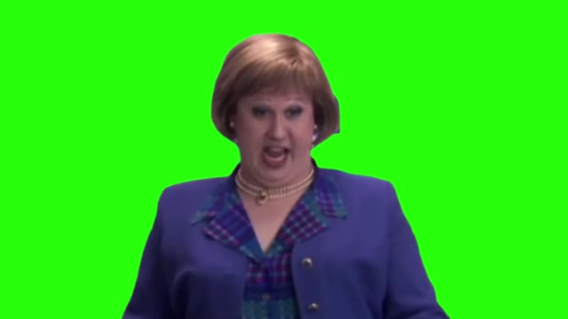 I like cake green screen