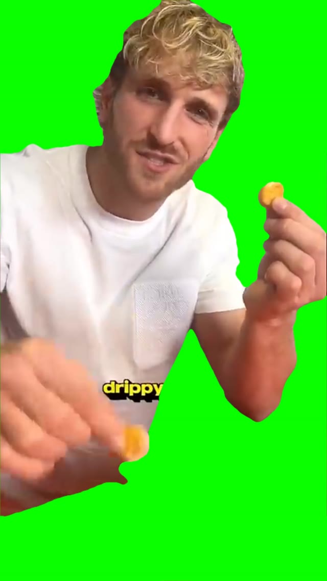I like my cheese drippy bruh green screen