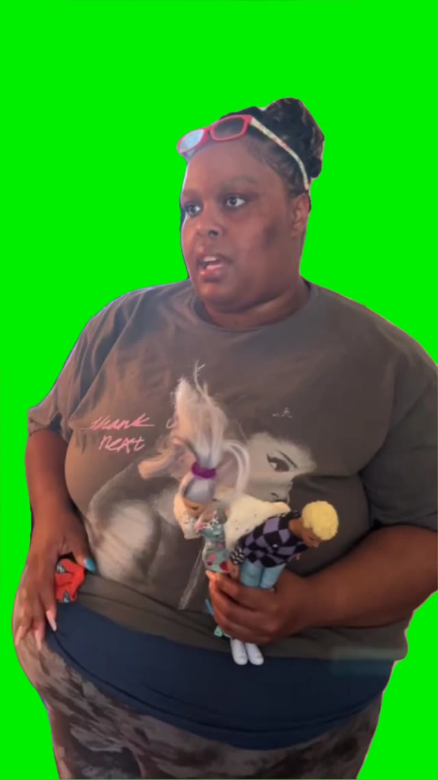 I miss him I cant help it green screen